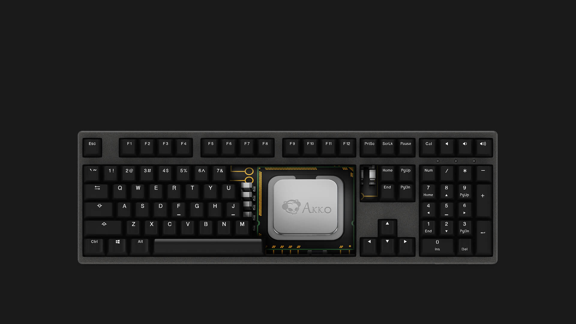 Bàn phím cơ AKKO 3108S Black Led White Cherry MX Blue Switch trang bị keycap PBT cho cảm giác gõ đầm tay hơn